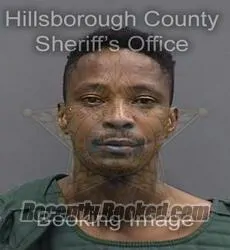 Booking photo from Hillsborough County, Florida