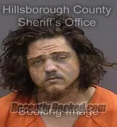 Booking photo from Hillsborough County, Florida