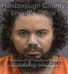 Booking photo from Hillsborough County, Florida