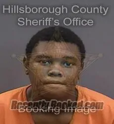 Booking photo from Hillsborough County, Florida