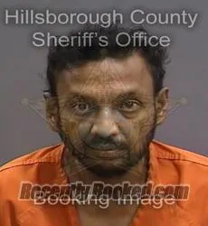 Booking photo from Hillsborough County, Florida