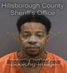 Booking photo from Hillsborough County, Florida