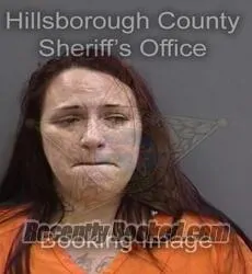 Booking photo from Hillsborough County, Florida