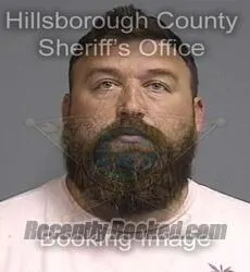 Booking photo from Hillsborough County, Florida