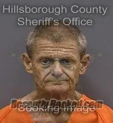 Booking photo from Hillsborough County, Florida