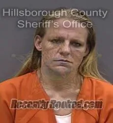 Booking photo from Hillsborough County, Florida
