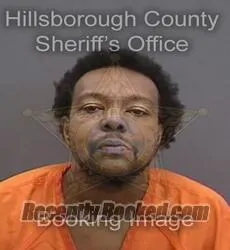 Booking photo from Hillsborough County, Florida