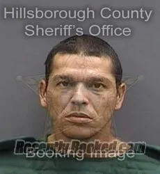 Booking photo from Hillsborough County, Florida