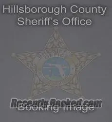 Booking photo from Hillsborough County, Florida