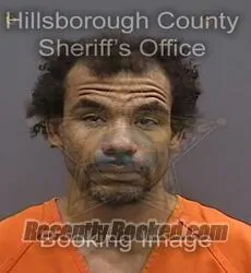 Booking photo from Hillsborough County, Florida