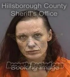 Booking photo from Hillsborough County, Florida