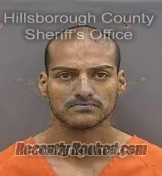 Booking photo from Hillsborough County, Florida