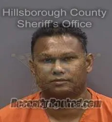 Booking photo from Hillsborough County, Florida