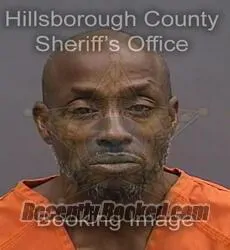 Booking photo from Hillsborough County, Florida