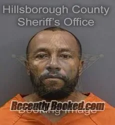 Booking photo from Hillsborough County, Florida