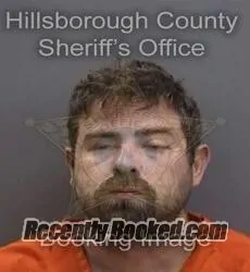 Booking photo from Hillsborough County, Florida