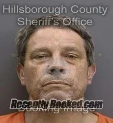 Booking photo from Hillsborough County, Florida