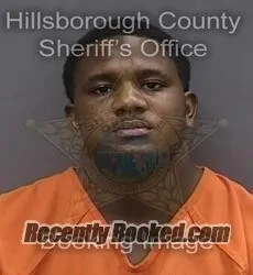 Booking photo from Hillsborough County, Florida