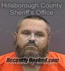 Booking photo from Hillsborough County, Florida