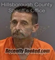 Booking photo from Hillsborough County, Florida