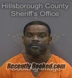 Booking photo from Hillsborough County, Florida