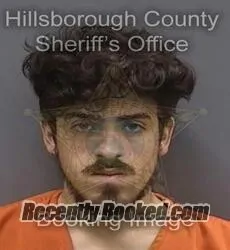 Booking photo from Hillsborough County, Florida