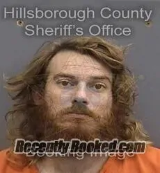 Booking photo from Hillsborough County, Florida