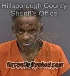 Booking photo from Hillsborough County, Florida