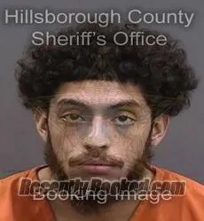 Booking photo from Hillsborough County, Florida
