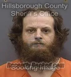 Booking photo from Hillsborough County, Florida