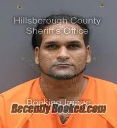 Booking photo from Hillsborough County, Florida
