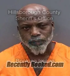 Booking photo from Hillsborough County, Florida