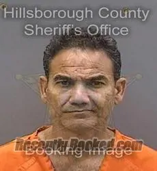 Booking photo from Hillsborough County, Florida
