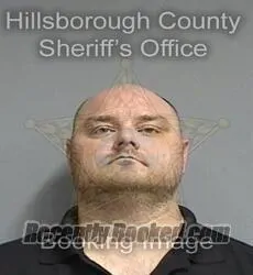 Booking photo from Hillsborough County, Florida