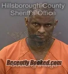 Booking photo from Hillsborough County, Florida