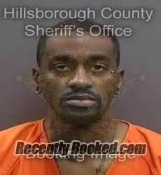 Booking photo from Hillsborough County, Florida