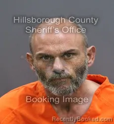 Mugshot of BRIAN L WADE booked in Hillsborough County, Florida on April 7, 2026