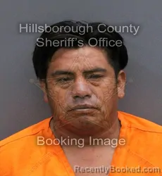 Mugshot of JAIME GUADARRAMA LOPEZ booked in Hillsborough County, Florida on April 7, 2026
