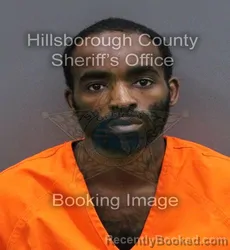Mugshot of DAMONDRE HOWARD booked in Hillsborough County, Florida on April 7, 2026