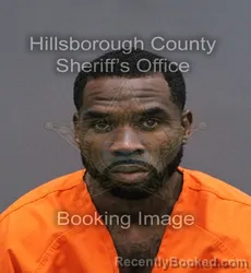 Mugshot of DONDRE HARDY booked in Hillsborough County, Florida on April 7, 2026