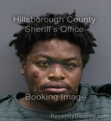 Mugshot of IZAYAH BARRON booked in Hillsborough County, Florida on April 7, 2026