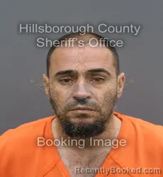 Mugshot of STEVE FABIAN MORENO booked in Hillsborough County, Florida on April 7, 2026