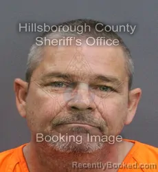 Mugshot of DAVID DEAN CHURCH booked in Hillsborough County, Florida on April 7, 2026