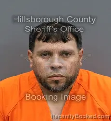 Mugshot of JOSE JUAN ROBLES booked in Hillsborough County, Florida on April 7, 2026