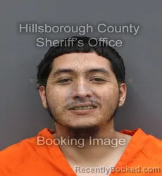Mugshot of EZEQUIEL PEREZ booked in Hillsborough County, Florida on April 7, 2026