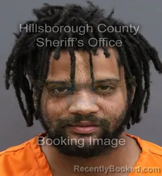 Mugshot of CHANNING DEVION HOLLIS JARRETT booked in Hillsborough County, Florida on April 7, 2026