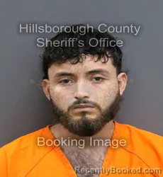 Mugshot of YONY JAVIER AGUIRRE MALDONADO booked in Hillsborough County, Florida on April 7, 2026