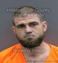 Mugshot of COREY JOHN WILSON booked in Hillsborough County, Florida on April 8, 2026
