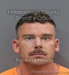 Mugshot of NATHAN SCOTT CATTIEU booked in Hillsborough County, Florida on April 8, 2026