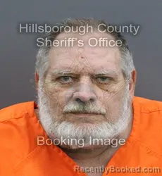 Mugshot of RIC ADAMS booked in Hillsborough County, Florida on April 8, 2026